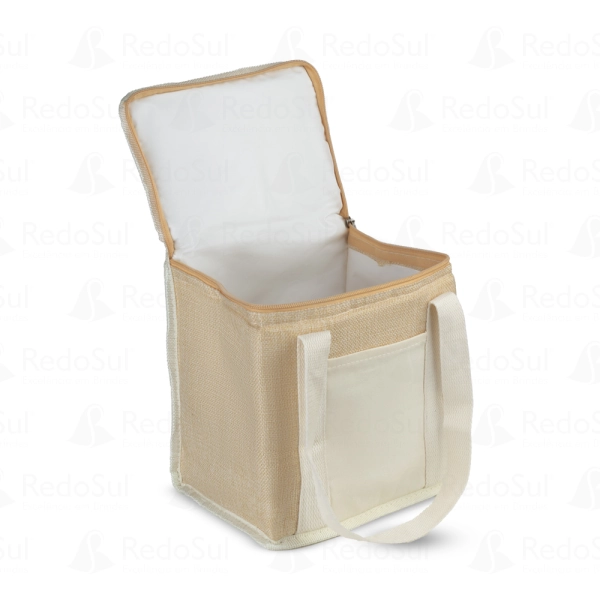 Bolsa Térmica Personalizada em algodão e Juta Sintética